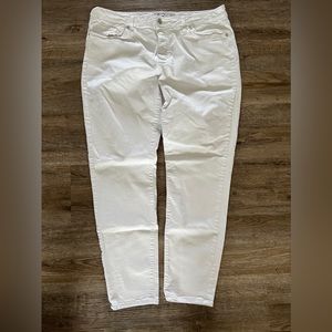 Just Black Denim white skinny jeans 33